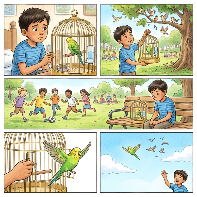 Khalid's Joyful Reunion with his Feathered Friends