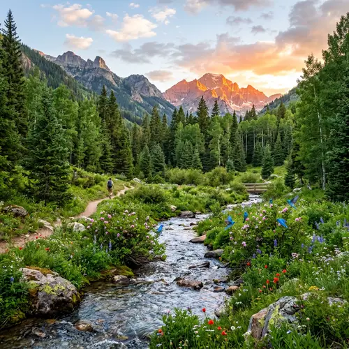 Serene Mountainous Landscape | Harmony with Nature