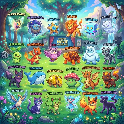 24 Kids' Fictional Pokémon from Movies