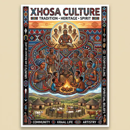 Elaborate Xhosa Culture Concept Poster