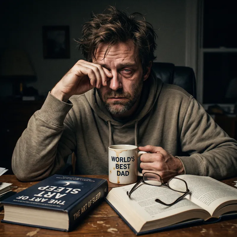 Sleepless Man: Battling Exhaustion and Fatigue