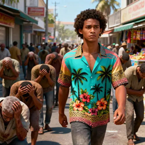 Melanesian Style in a Busy City