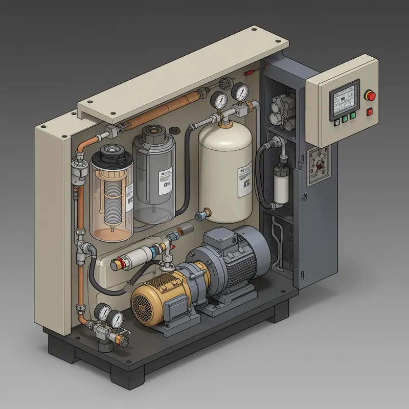 3D Model of Hydraulic Oil Filtration Machine 3D Model of Hydraulic Oil Filtration Machine