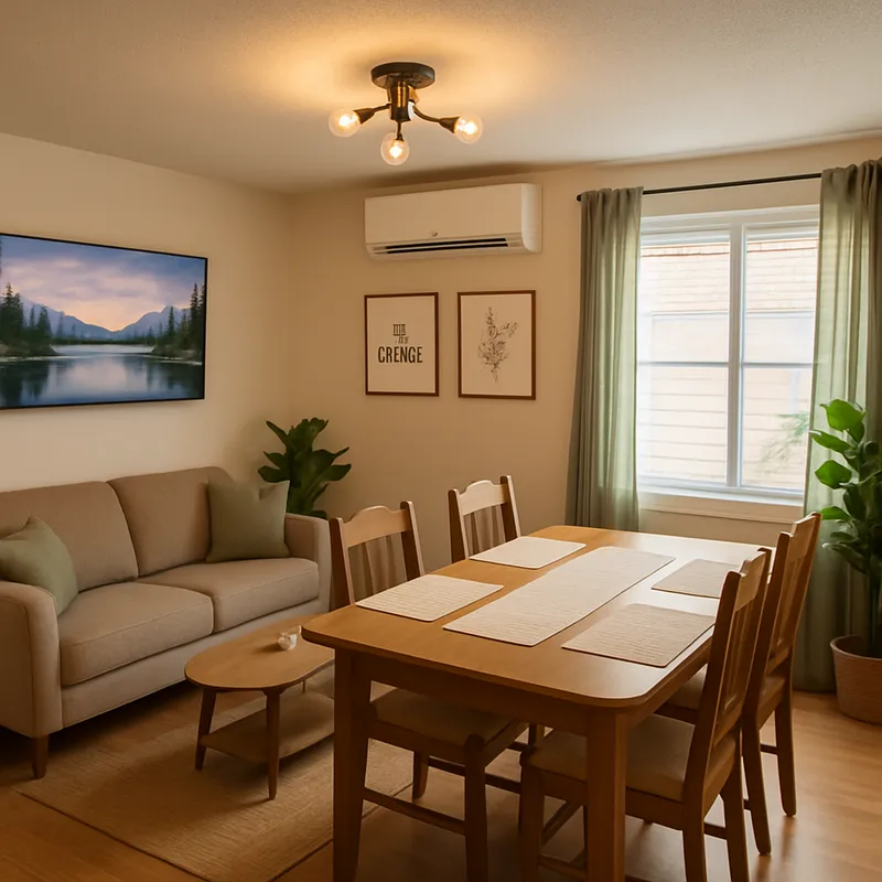 Cozy Home Atmosphere with Wall-Mounted AC