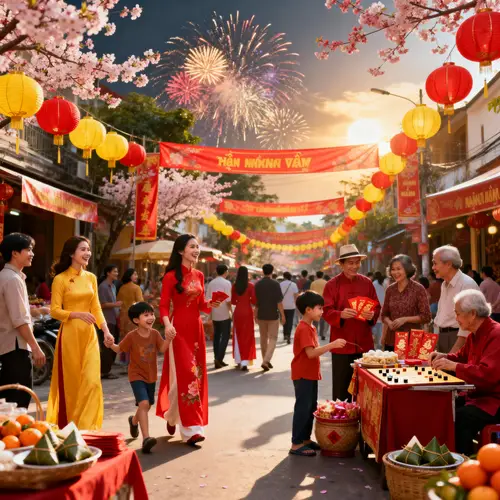 Experience Tet Celebrations in Vibrant Vietnam