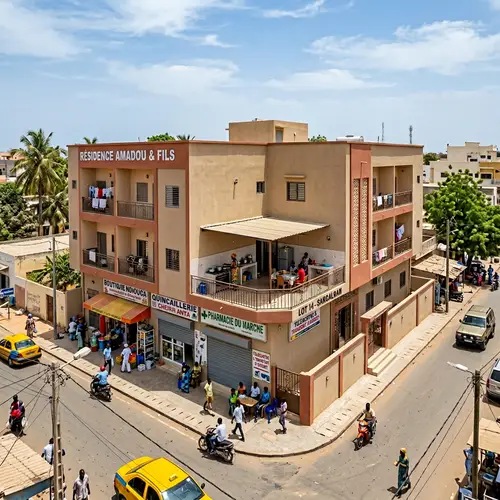 Commercial & Residential Building in Sangalkam