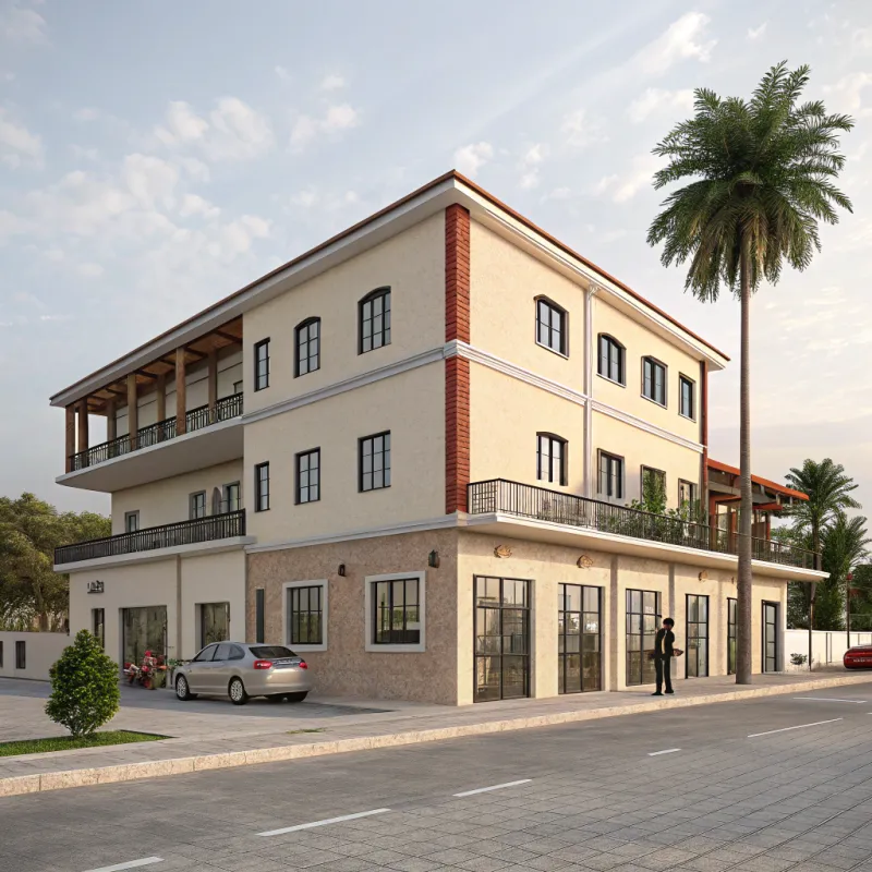 Commercial & Residential Building in Sangalkam Commercial & Residential Building in Sangalkam