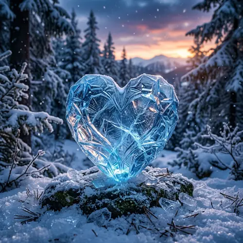 Cuore di Ghiaccio - Ice Heart Artwork