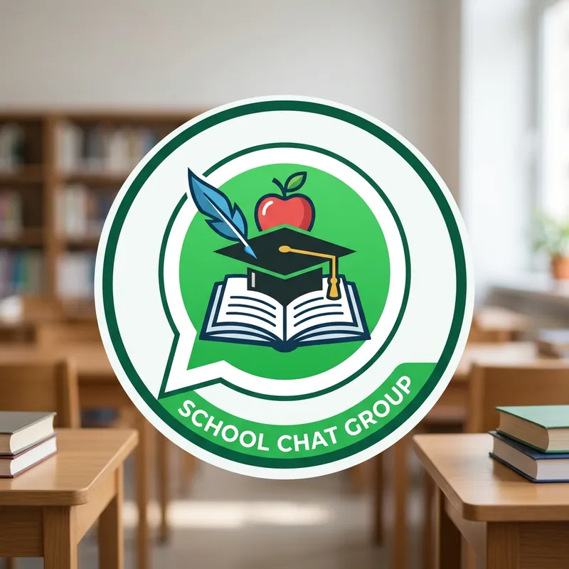 School WhatsApp Group Logo Design Ideas