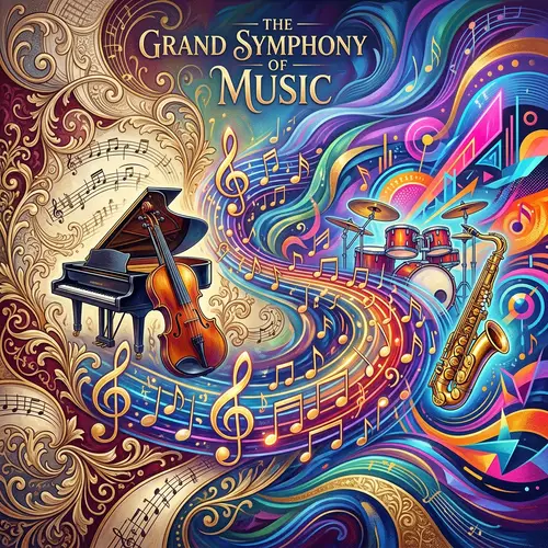 Colorful Musical Symphony: Grand Visual Representation