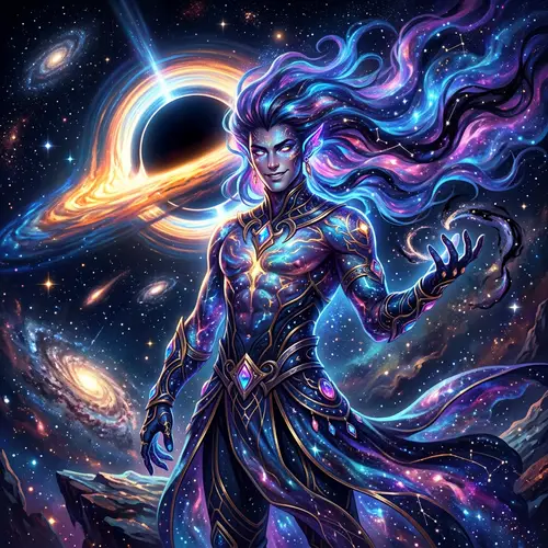 Galactic Odyssey Kayn | Emperor With Massive Blue-Purple Hair