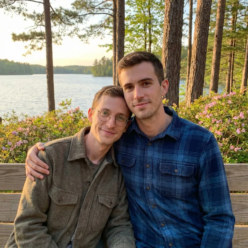 Serene Moments: A Gay Couple's Love Story
