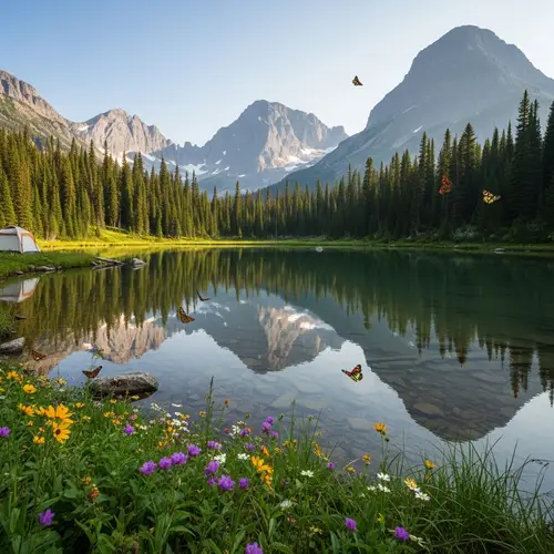 Camping Adventures in Scenic Mountains & Lakes