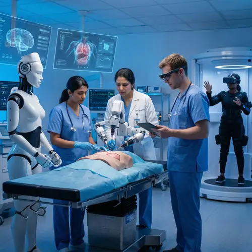 Futuristic Medical Training with AI and VR Technology