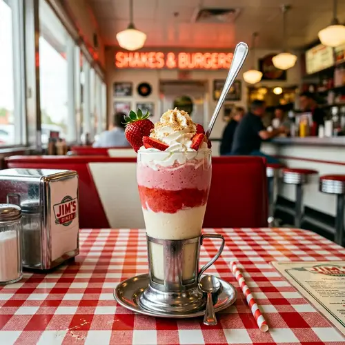 Delicious Strawberry Vanilla Milkshake Recipe