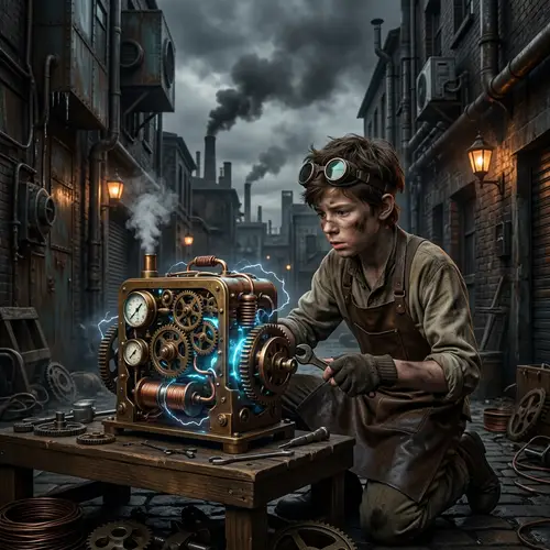 Steampunk Adventure in the City of Steamhaven - The Tale of Alexander