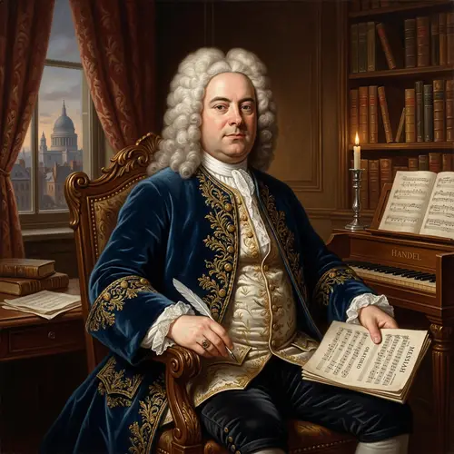 Portrait of Handel - Artistic Representation