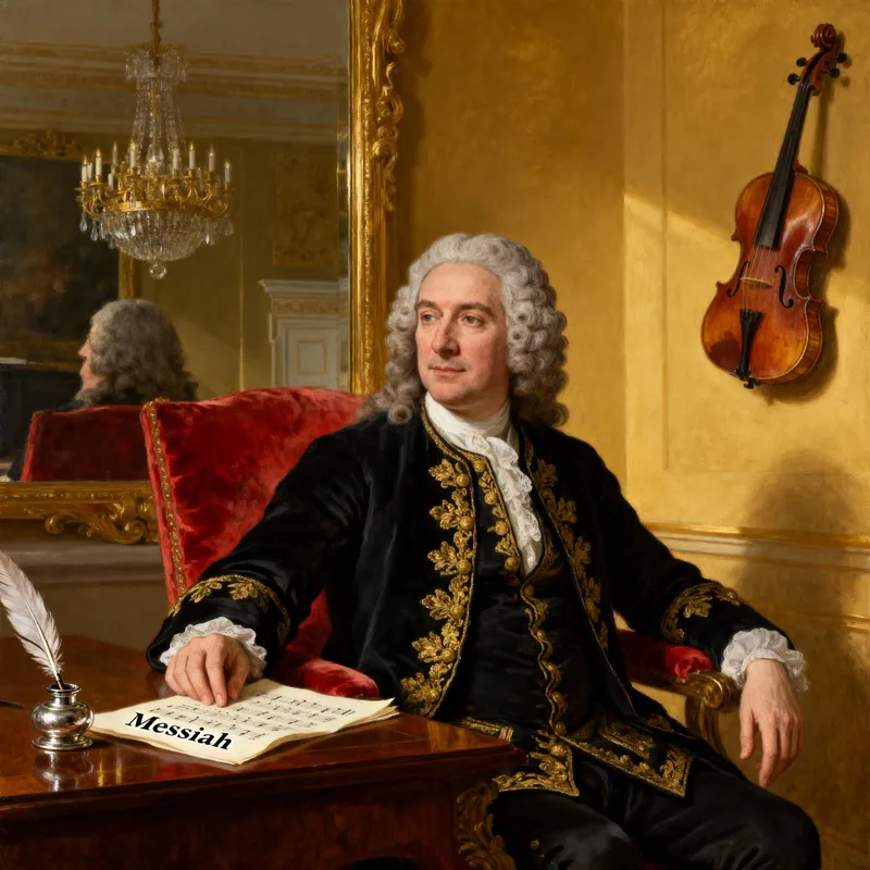 Portrait of Handel - Artistic Representation