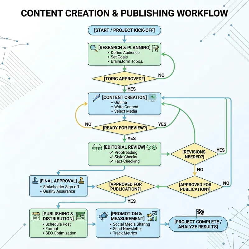 Professional and Clear Flowchart Design | Organized Layout
