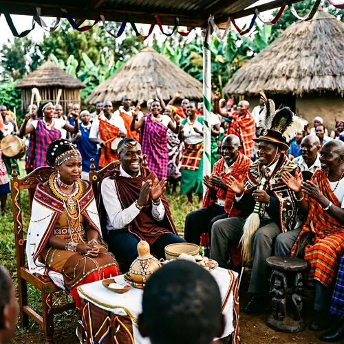 Kikuyu Elders Celebrate Wedding Festivities