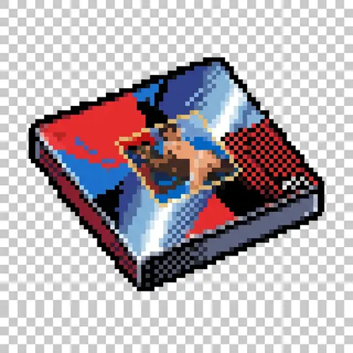 Kanye West Album Pixel Art Icon - Retro RPG Style