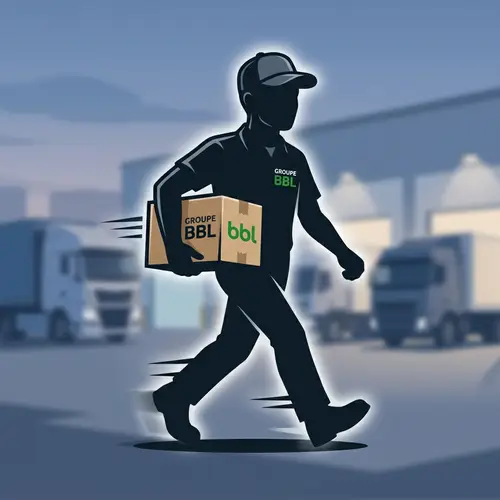 Dynamic Truck Driver Mascot Design | Groupe BBL