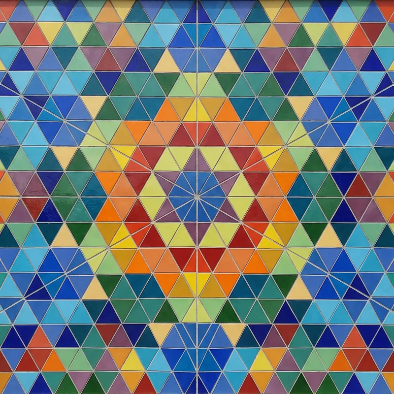 Geometric Tesselated Triangles