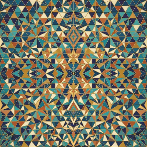 Bilateral Symmetry Tessellation Design for Seamless Pattern