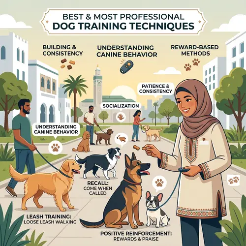 Professional Dog Training Techniques by Female Morrocan Specialist