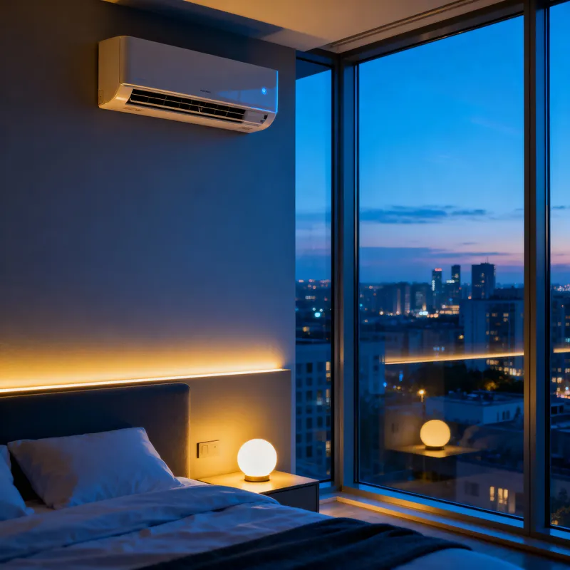 Stunning Evening City Views from a Modern Apartment