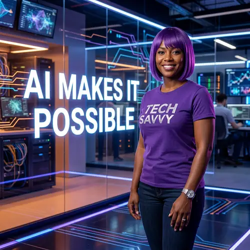 AI Makes It Possible - Judy in Tech Savvy Style