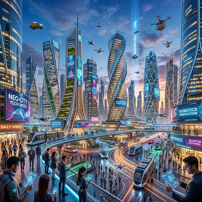 Futuristic Cityscape: Latest Technological Innovations