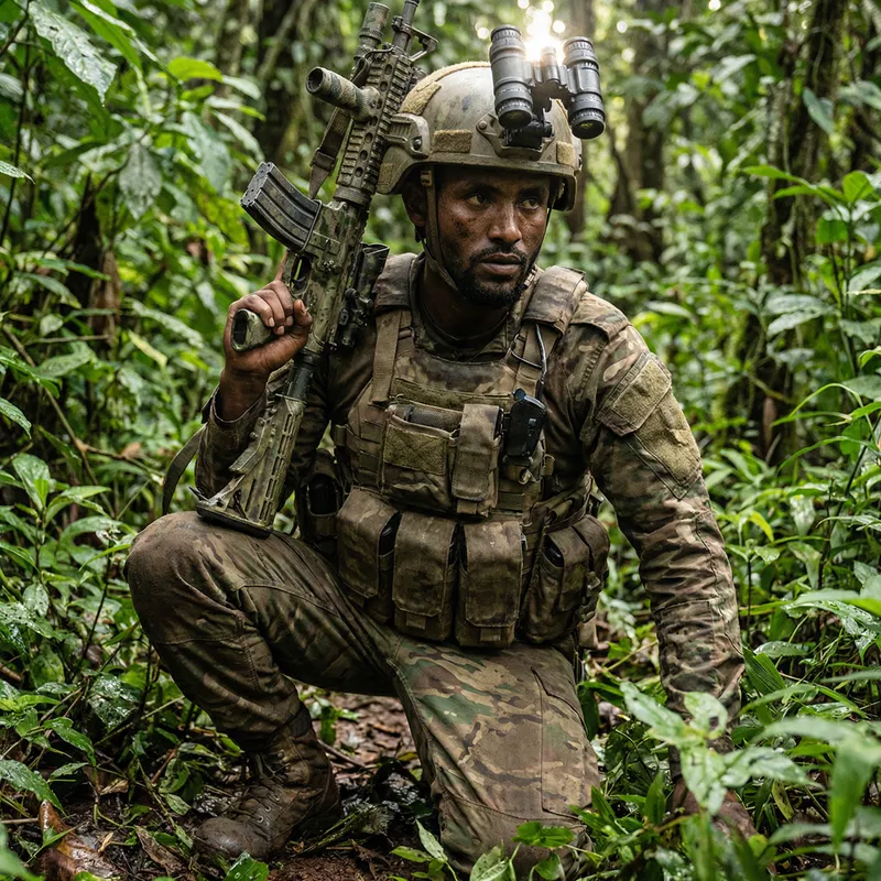 Elite Ethiopian Commando | Jungle Expert & Tactical Specialist