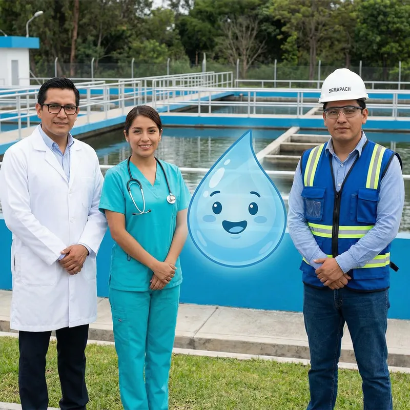 Healthcare Team in White Coat, Nurse in Turquoise, Engineer in Safety Vest | SEMAPACH Healthcare Team in White Coat, Nurse in Turquoise, Engineer in Safety Vest | SEMAPACH