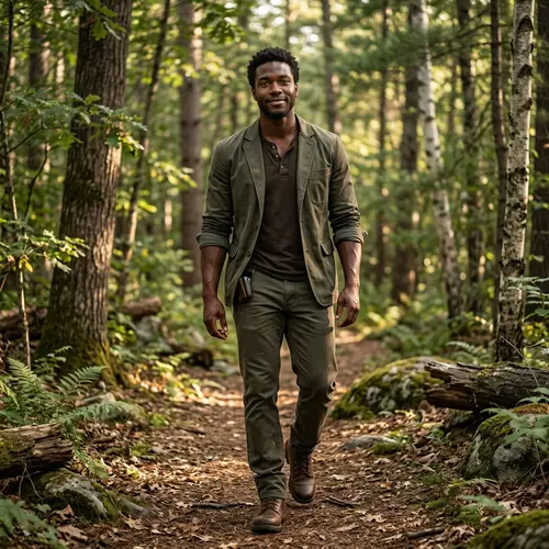 Muscular Love Monster in the Woods