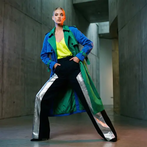 Scandinavian Supermodel: Fashion-Forward Style Trends | Bold Color Palette