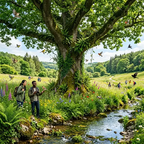 Thriving Nature: Symbol of Green Life