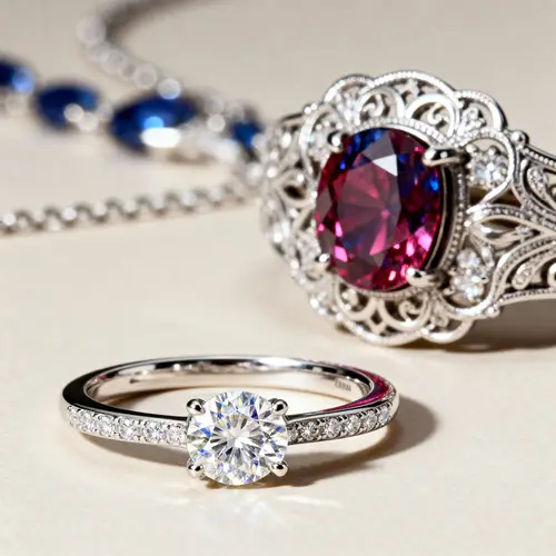 Exquisite Jewelry Design with Precious Gemstones