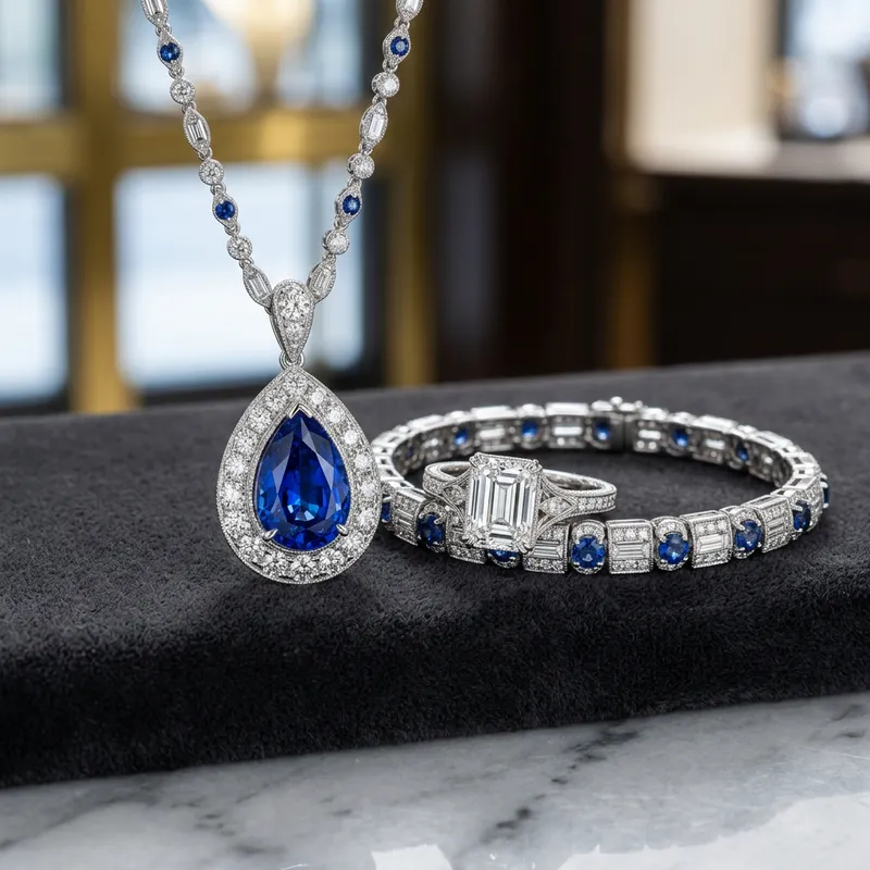 Exquisite Jewelry Design with Precious Gemstones