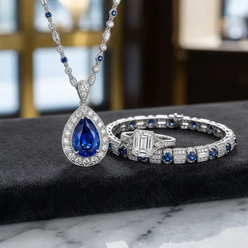 Exquisite Jewelry Design with Precious Gemstones