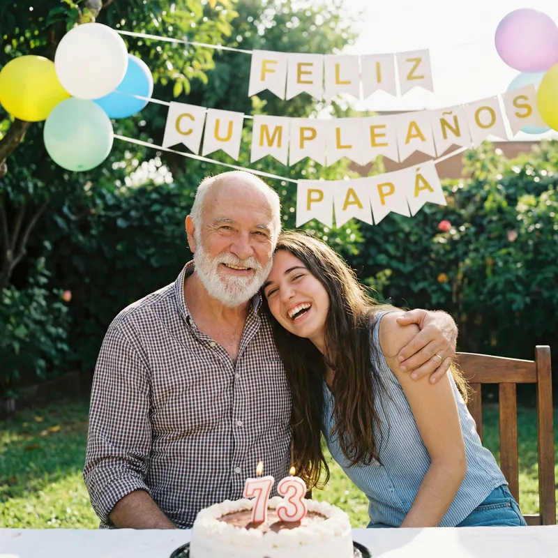 Heartwarming Birthday Moment of Father and Daughter