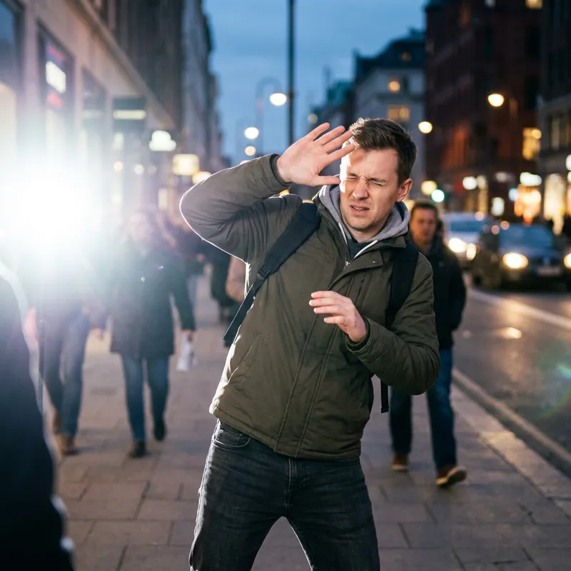 Sudden Flash of Light Causes Temporary Blindness