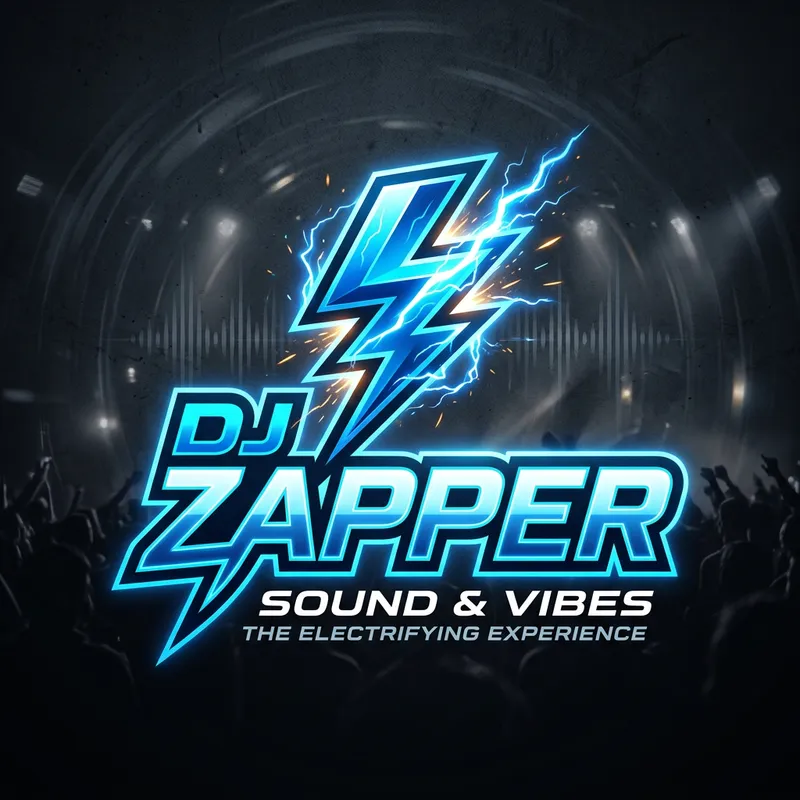 DJ ZAPPER Logo Design - Unique DJ Branding