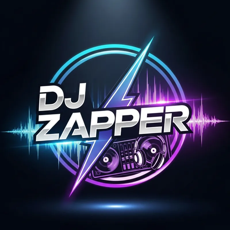 DJ ZAPPER Logo Design - Unique DJ Branding