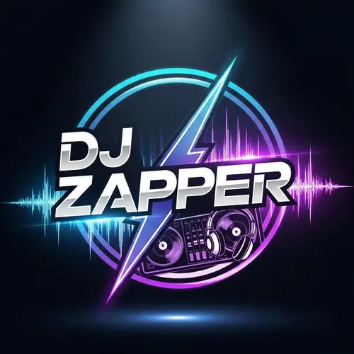 DJ ZAPPER Logo Design - Unique DJ Branding
