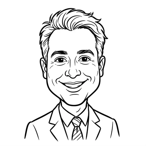 Unique Black and White Caricature Art