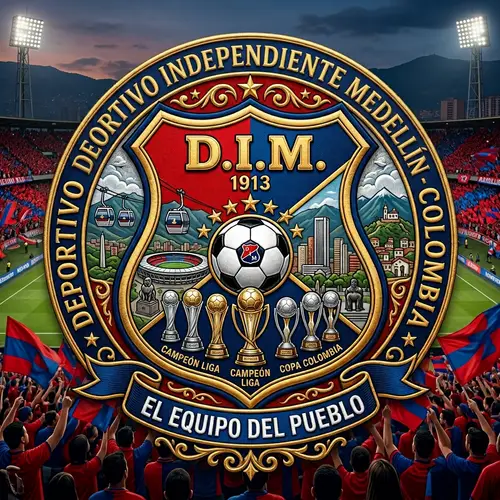 DIM Emblem and City Landmarks | Soccer Trophies Tribute