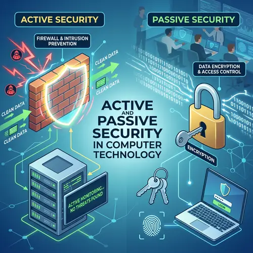 Active and Passive Security in Computer Technology