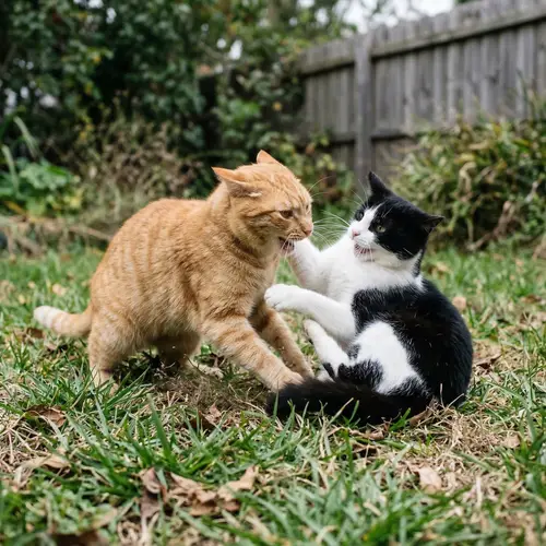 Catfight Biting: The Intense Battle