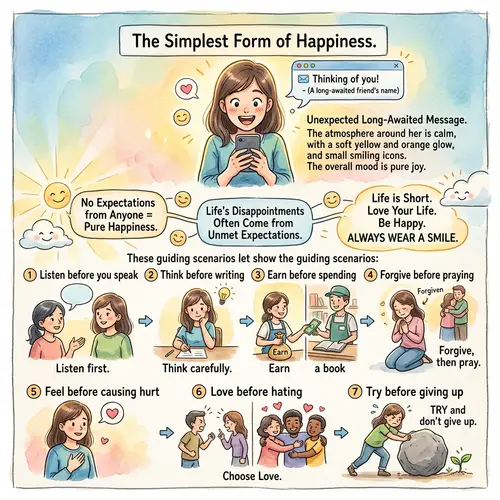 Simple Happiness Guide: Be Happy, Love Life, and Smile Always